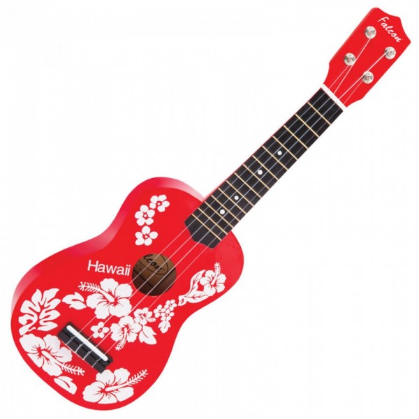 Falcon Ukulele – Red Flower