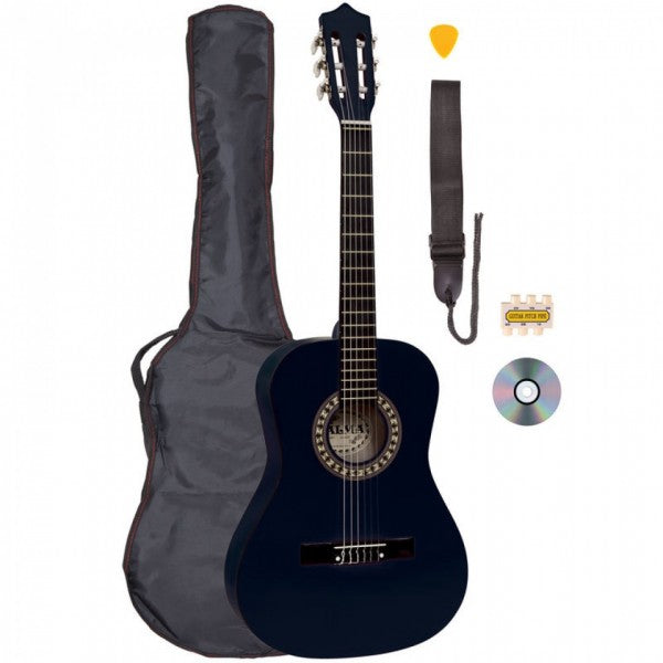 Palma 3/4 Size Junior Guitar Outfit – Black